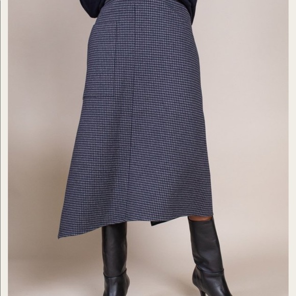 Tibi Camille Checked origami skirt 4 new - Picture 2 of 6